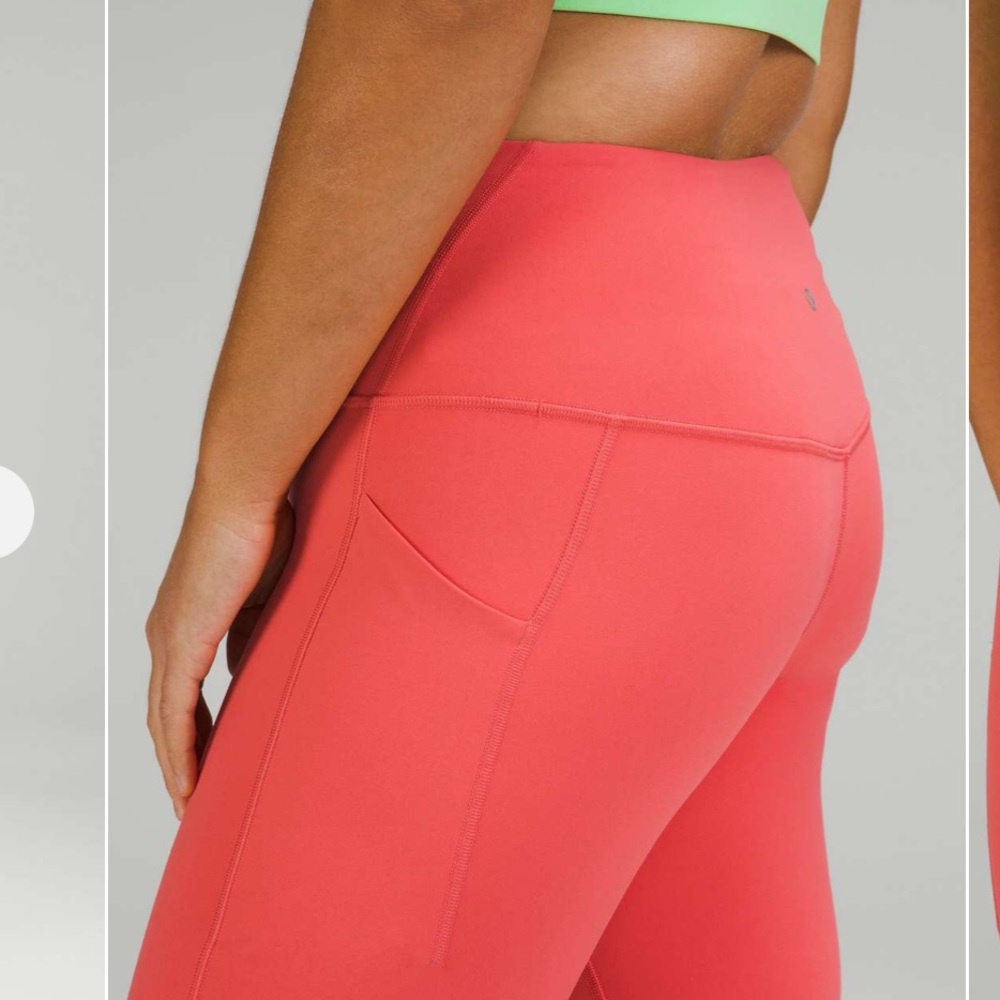 Lululemon Align High Rise Double Lined Leggings With Pockets 24 - Picture 1 of 12